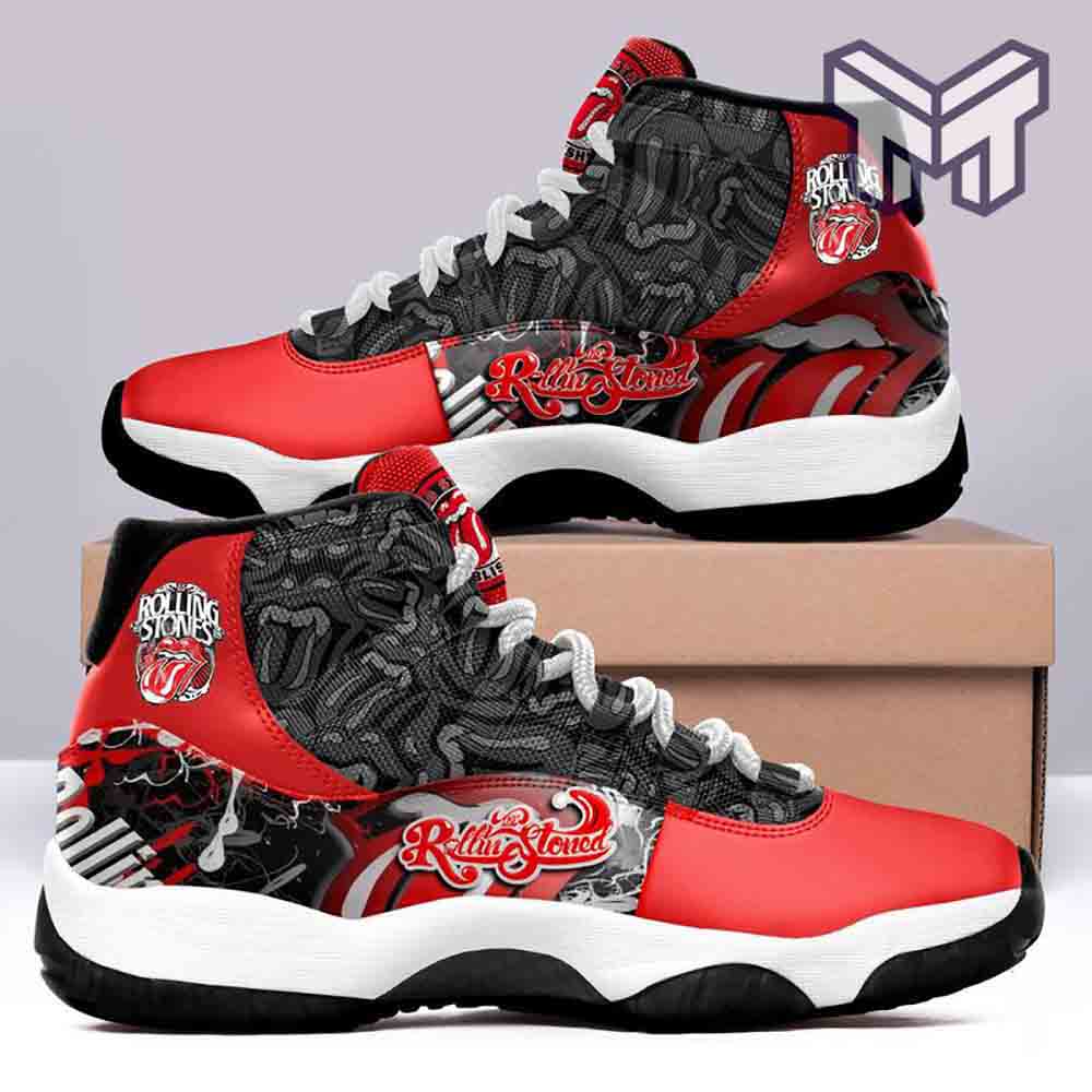 The Rolling Stones AJ11 Sneakers Shoes For Men And Women Calebmatthewhans