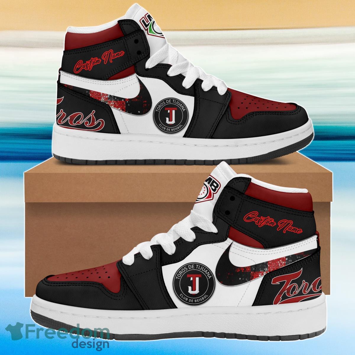 Toros de Tijuana AJ1 High Sneakers Shoes For Men And Women Calebmatthewhans