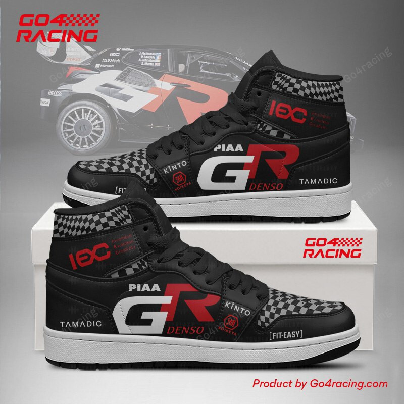 Toyota Gazoo AJ1 High Sneakers Shoes For Men And Women Calebmatthewhans