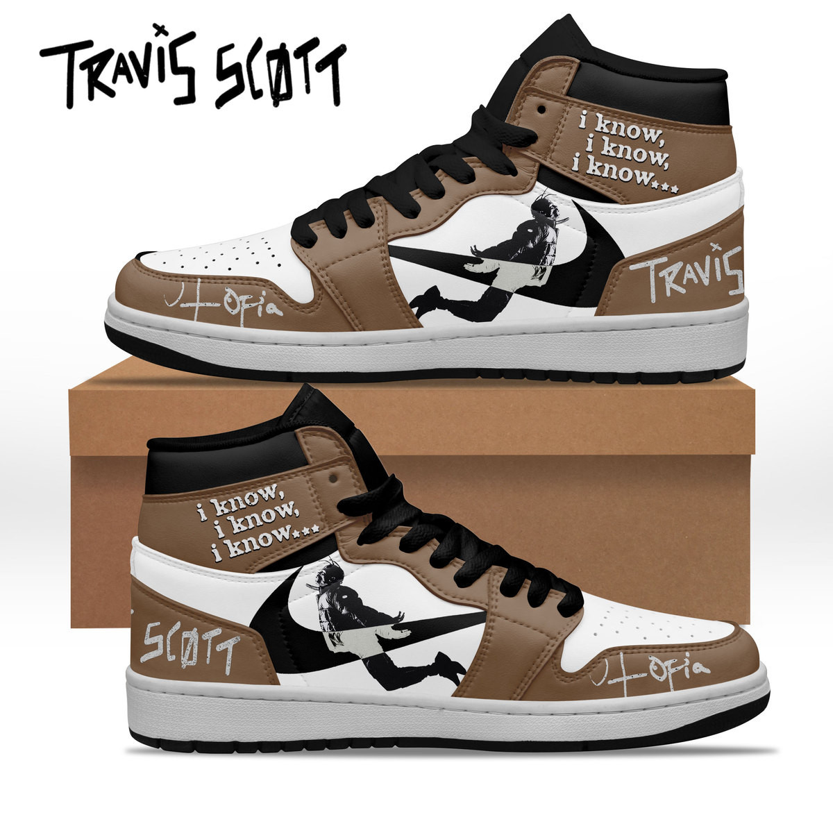 Travis Scott AJ1 High Sneakers Shoes For Men And Women Calebmatthewhans
