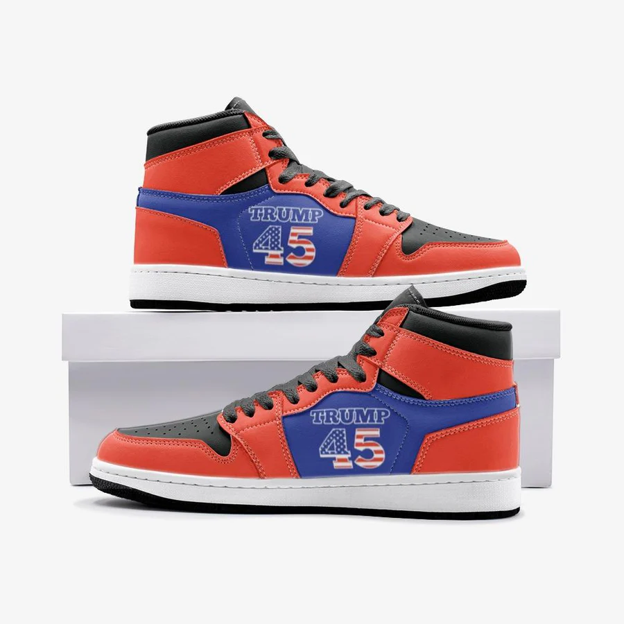 Trump AJ1 High Sneakers Shoes For Men And Women Calebmatthewhans