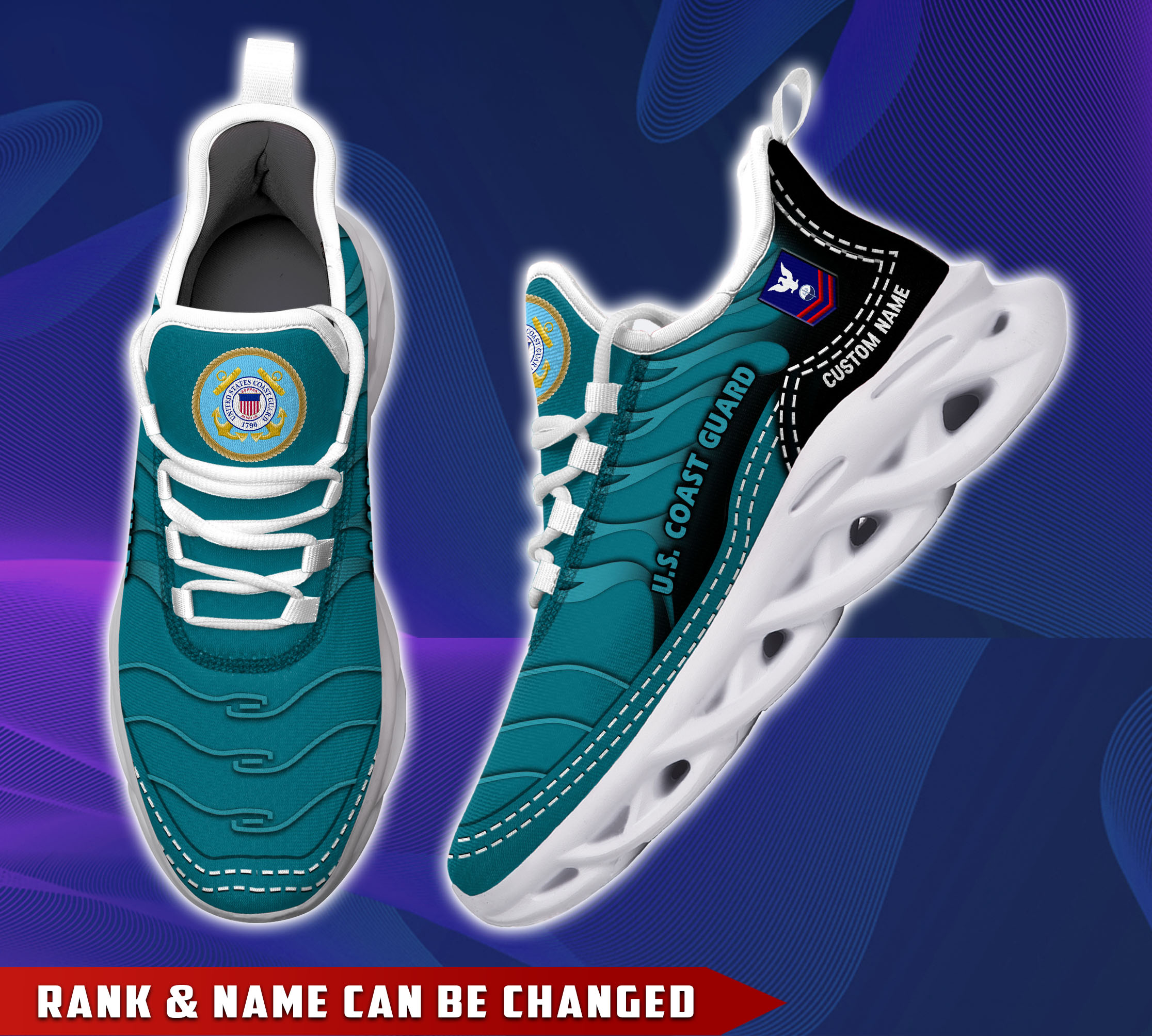 US Coast Guard Max Soul Shoes Sneakers For Men And Women Calebmatthewhans