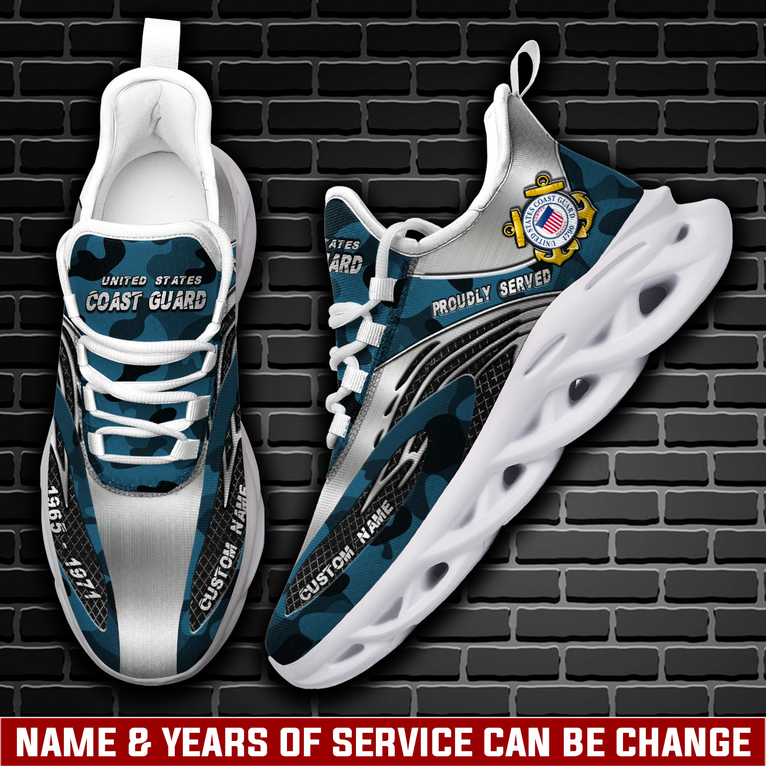 US Coast Guard Max Soul Shoes Sneakers For Men And Women Calebmatthewhans