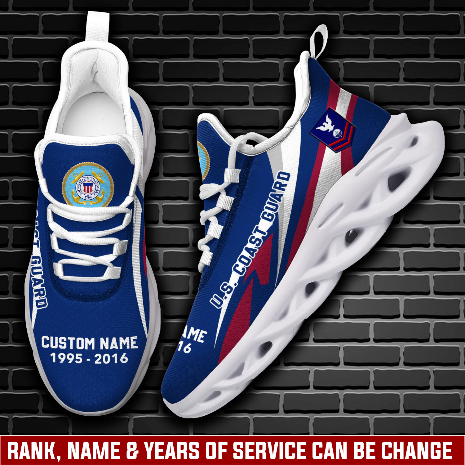 US Coast Guard Max Soul Shoes Sneakers For Men And Women Calebmatthewhans
