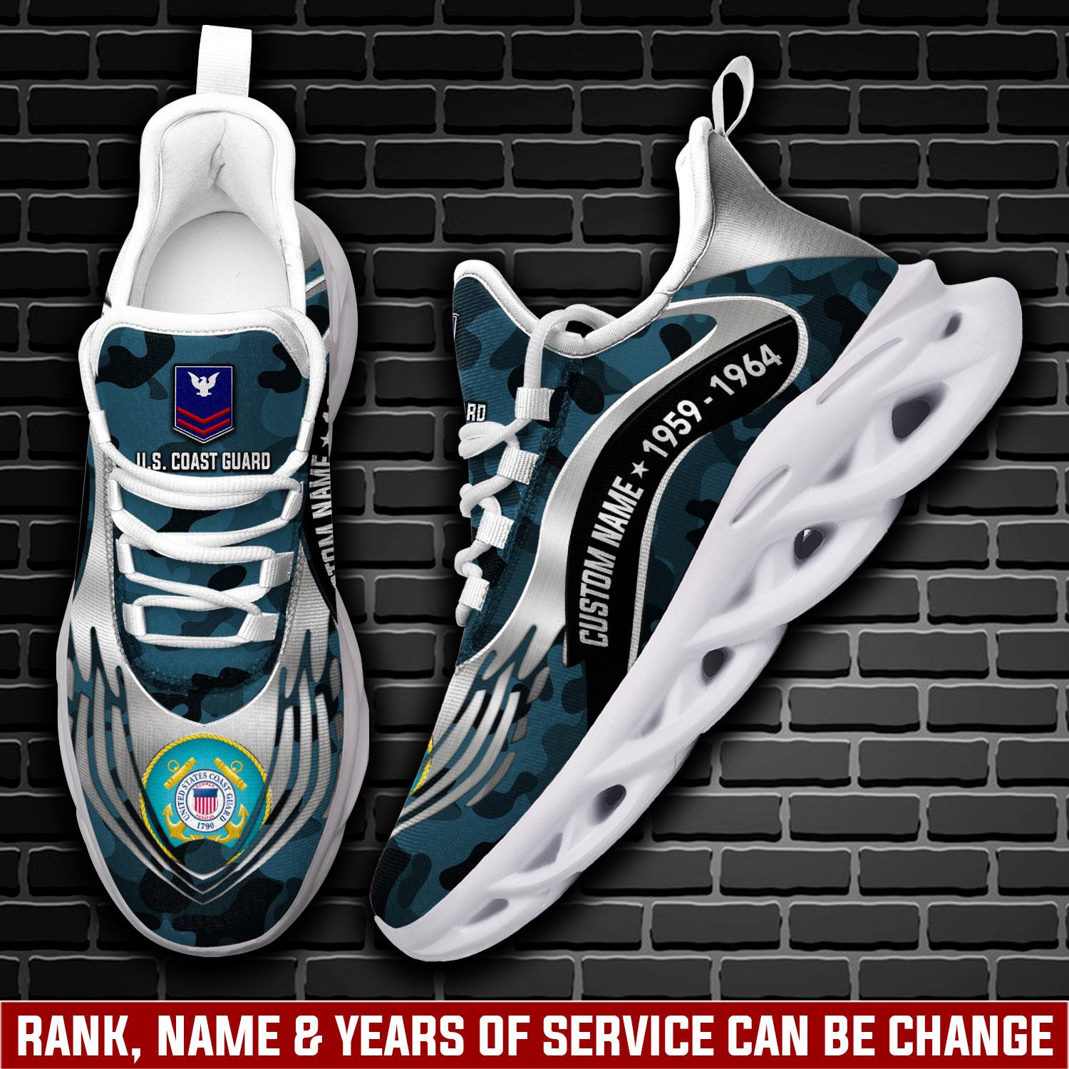US Coast Guard Max Soul Shoes Sneakers For Men And Women Calebmatthewhans