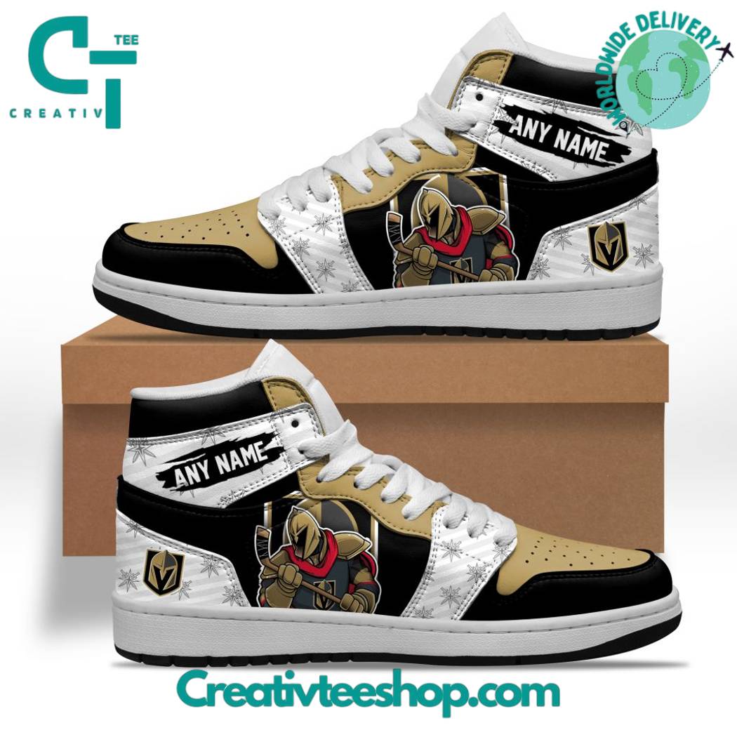 Vegas Golden Knights AJ1 High Sneakers Shoes For Men And Women Calebmatthewhans