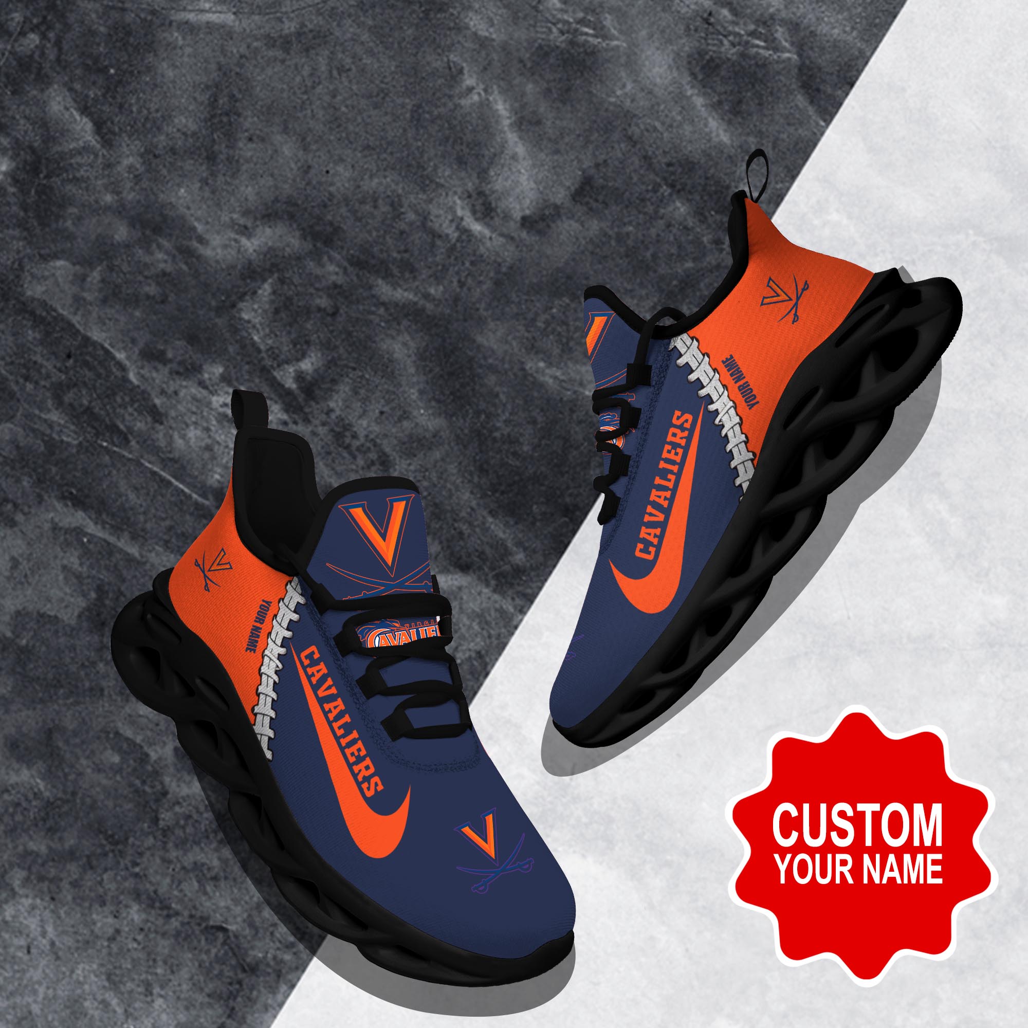 Virginia Cavaliers Max Soul Shoes Sneakers For Men And Women Calebmatthewhans