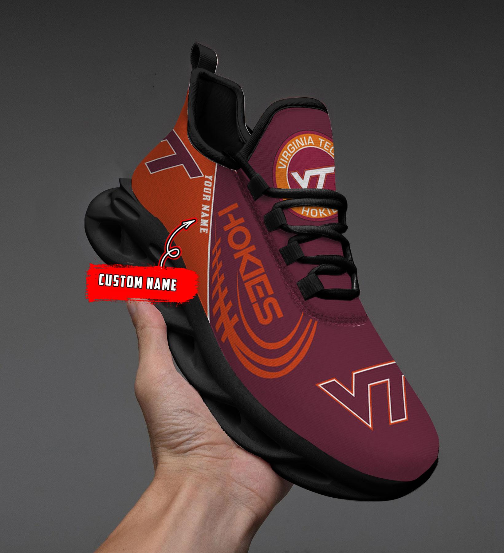 Virginia Tech Hokies Max Soul Shoes Sneakers For Men And Women Calebmatthewhans