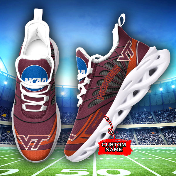 Virginia Tech Hokies NCAA Max Soul Shoes Sneakers For Men And Women Calebmatthewhans