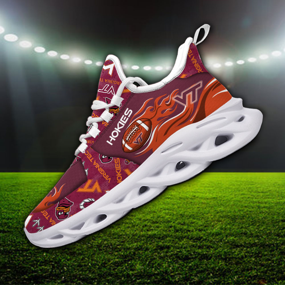 Virginia Tech Hokies NCAA Max Soul Shoes Sneakers For Men And Women Calebmatthewhans