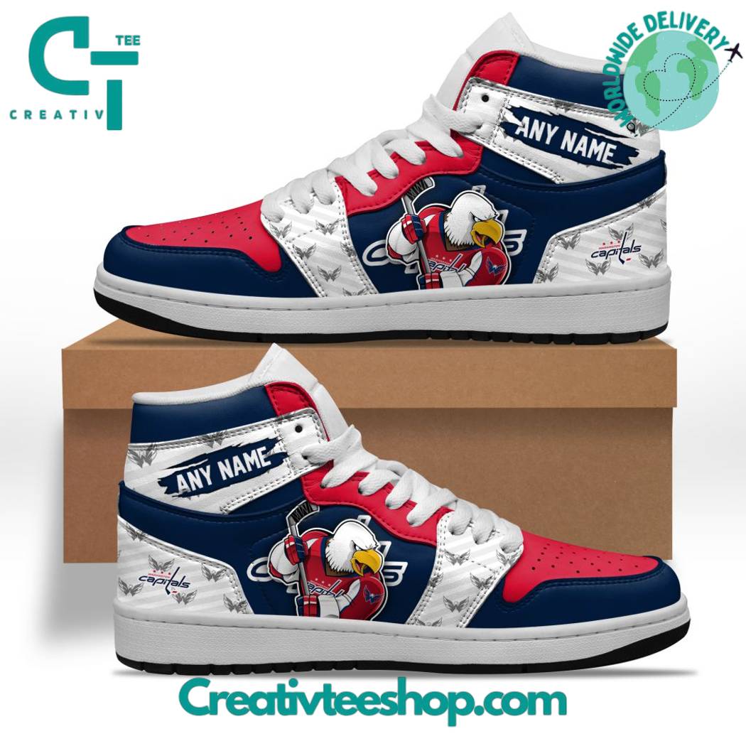 Washington Capitals AJ1 High Sneakers Shoes For Men And Women Calebmatthewhans