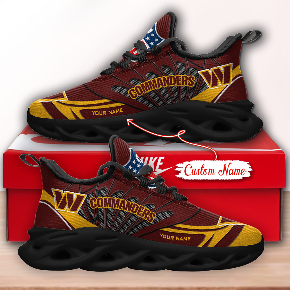 Washington Commanders NFL Max Soul Shoes Sneakers For Men And Women Calebmatthewhans