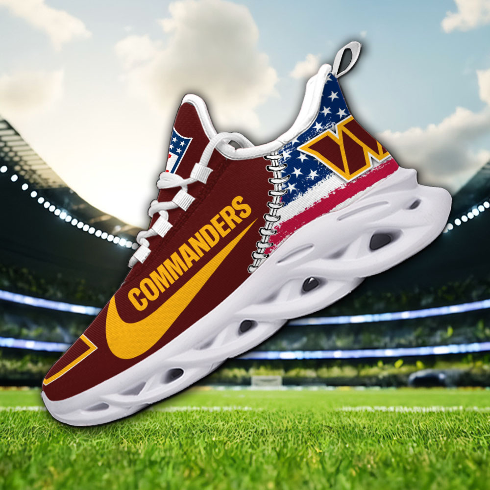 Washington Commanders NFL Max Soul Shoes Sneakers For Men And Women Calebmatthewhans