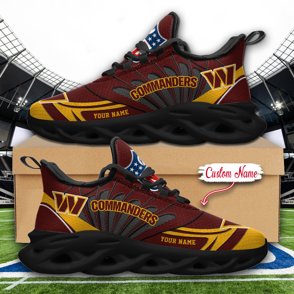 Washington Commanders NFL Max Soul Shoes Sneakers For Men And Women Calebmatthewhans