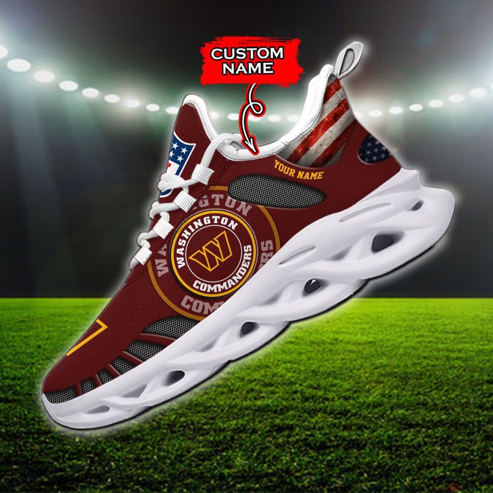 Washington Commanders NFL Max Soul Shoes Sneakers For Men And Women Calebmatthewhans