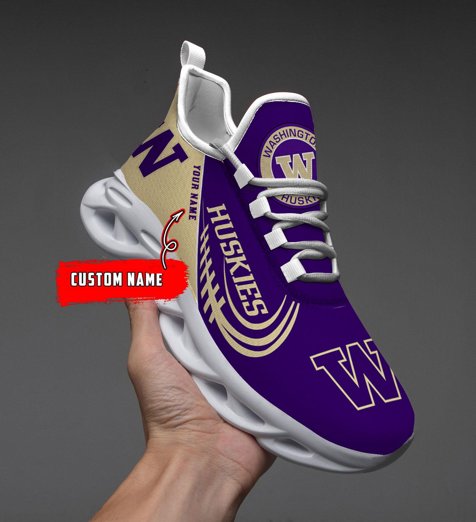 Washington Huskies Max Soul Shoes Sneakers For Men And Women Calebmatthewhans