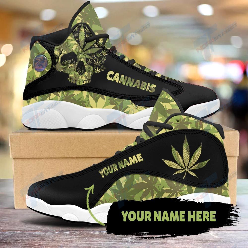 Weed AJ13 Sneakers Shoes For Men And Women Calebmatthewhans