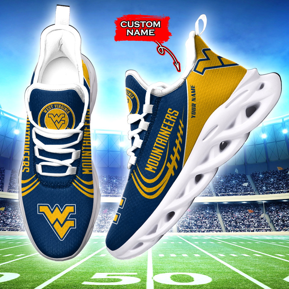 West Virginia Mountaineers NCAA Max Soul Shoes Sneakers For Men And Women Calebmatthewhans