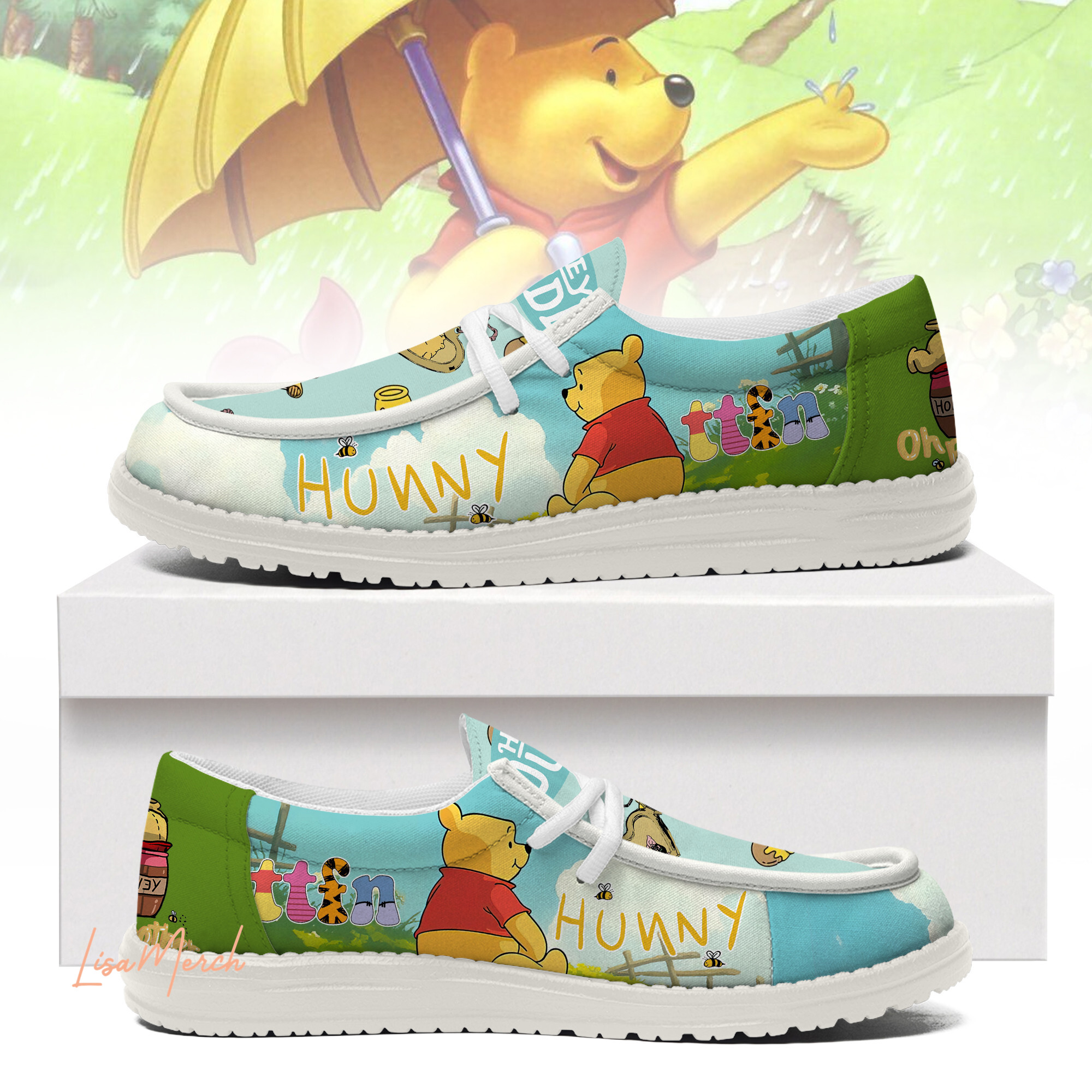 Winnie-the-Pooh Hey Dude Shoes For Men And Women Calebmatthewhans
