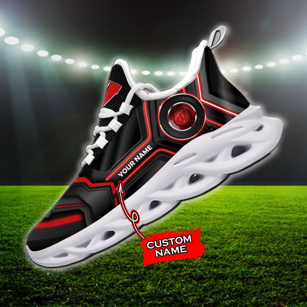 Wisconsin Badgers NCAA Max Soul Shoes Sneakers For Men And Women Calebmatthewhans