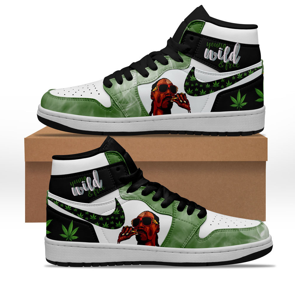 Young Wild & Free AJ1 High Sneakers Shoes For Men And Women Calebmatthewhans