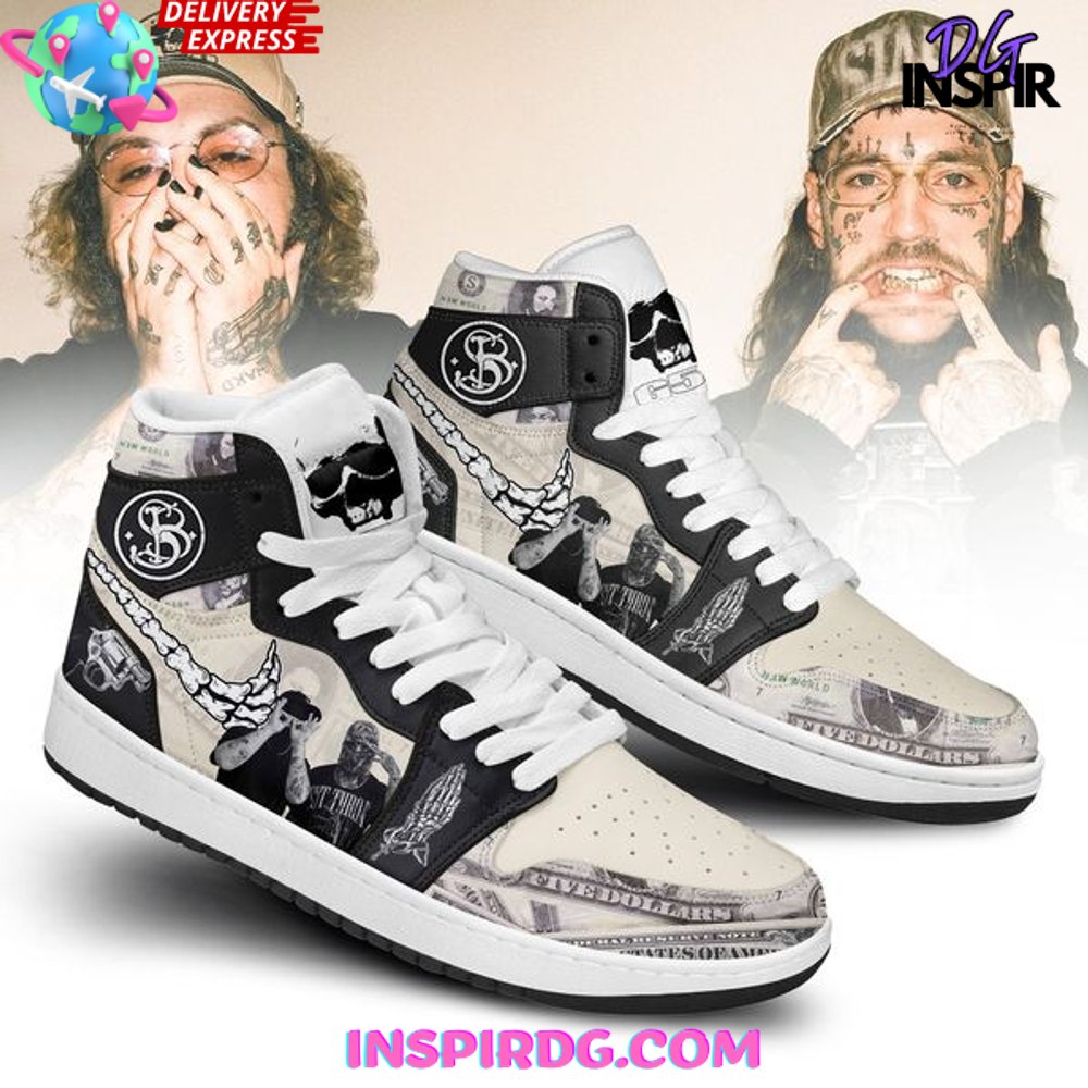 $uicideboy$ Gangster AJ1 High Sneakers Shoes For Men And Women Calebmatthewhans